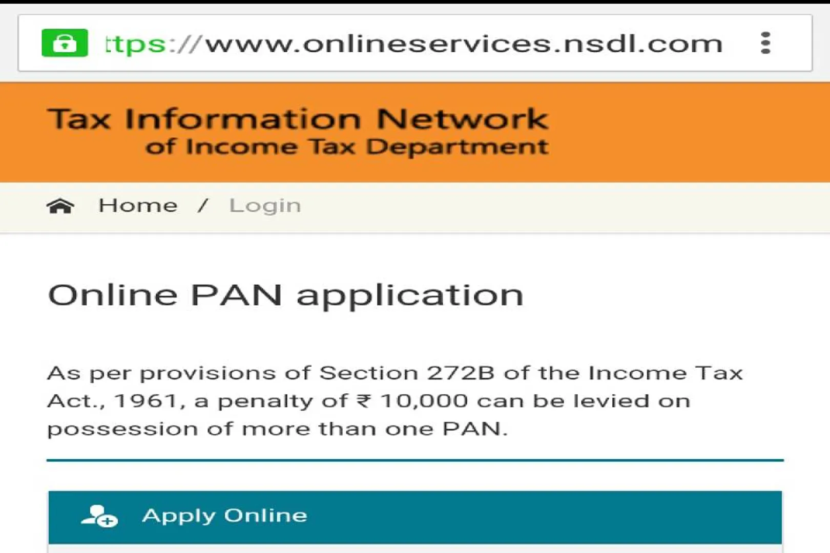 pancard online